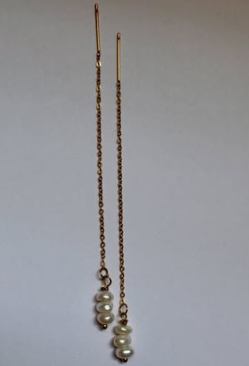 Pearl Ear Threads